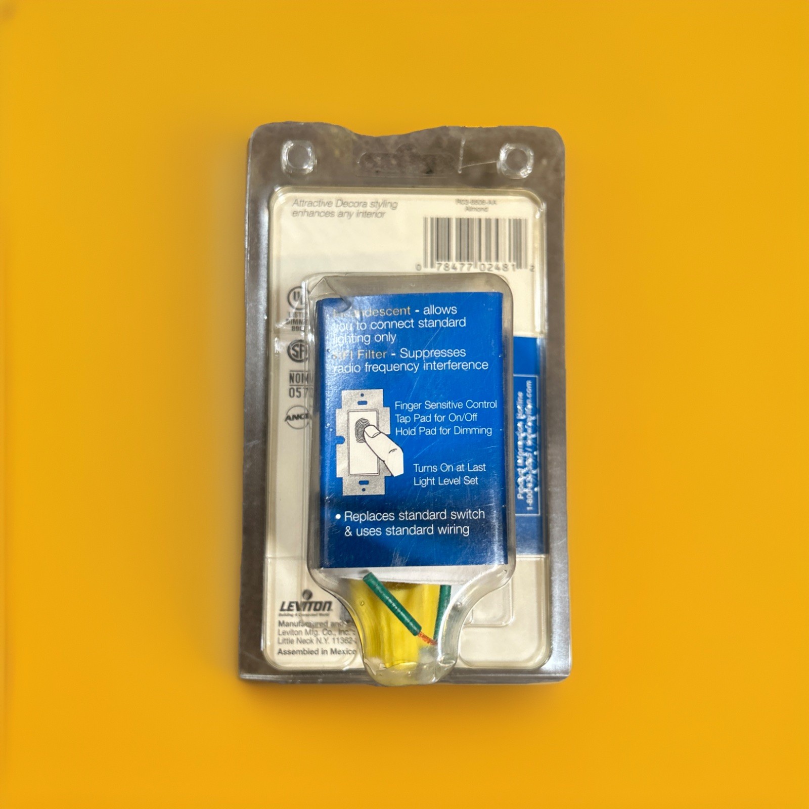 🔥 1 Unit ~ Leviton True Touch 6606-AA Touch ON/OFF Preset Digital Touch🔥