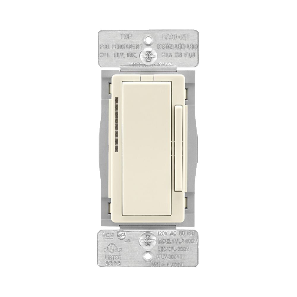 Eaton WFD30-LA-SP-L Outlet Residential,Flush,120V Back & side wire, light almond