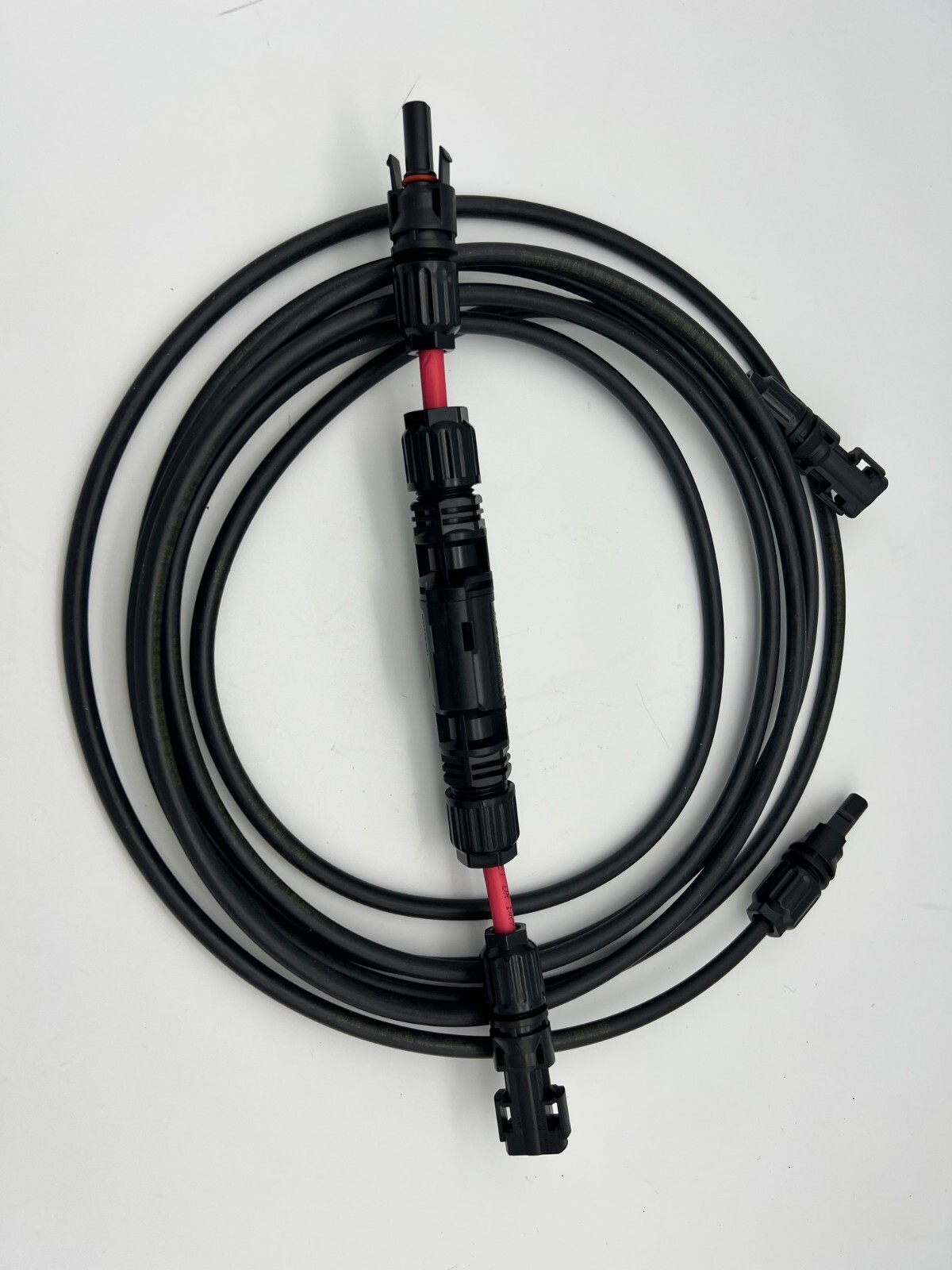 Pair 10AWG or 12AWG with in-line fuse 1000v 15A PV extension cable PC UL listed