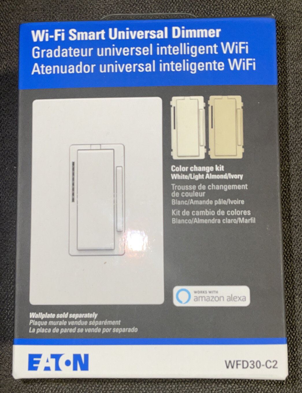 Brand New Eaton Wi-Fi Smart Universal Dimmer- Works with Alexa (WFD30-C2)💡