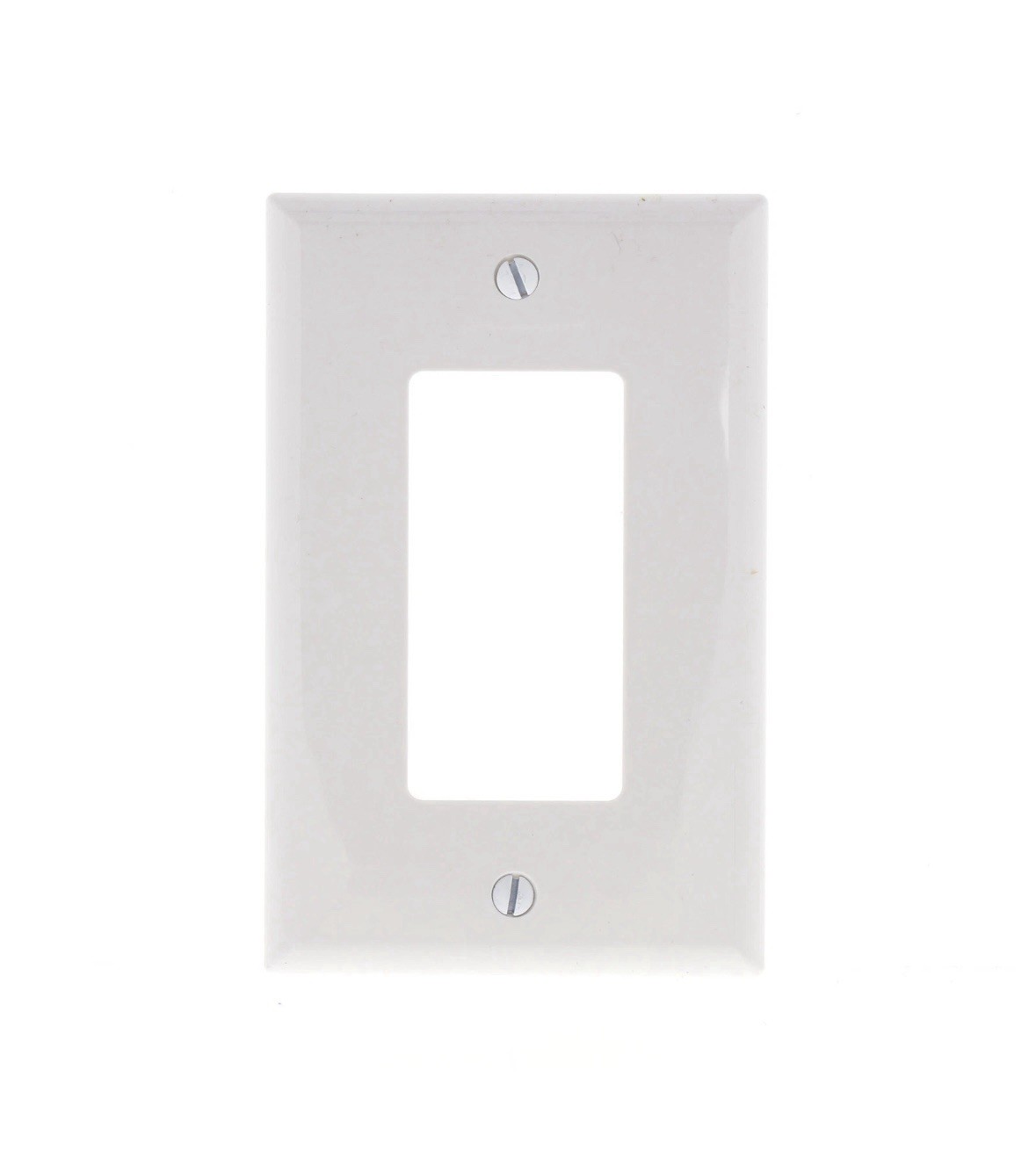 Eaton PJ26W White 1-Gang Decorator GFCI GFI Unbreakable Mid-Size Wallplate Cover