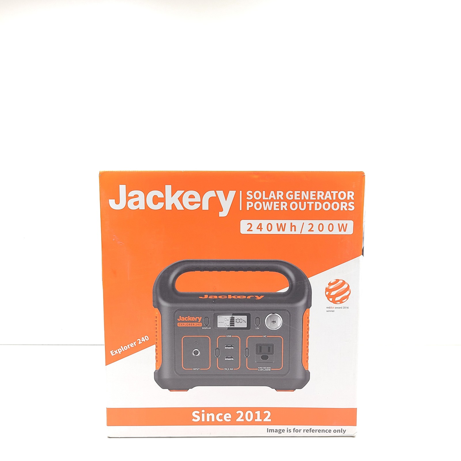 Jackery Solar Panel Power Generator Station 240Wh Backup Battery PTB021 NEW