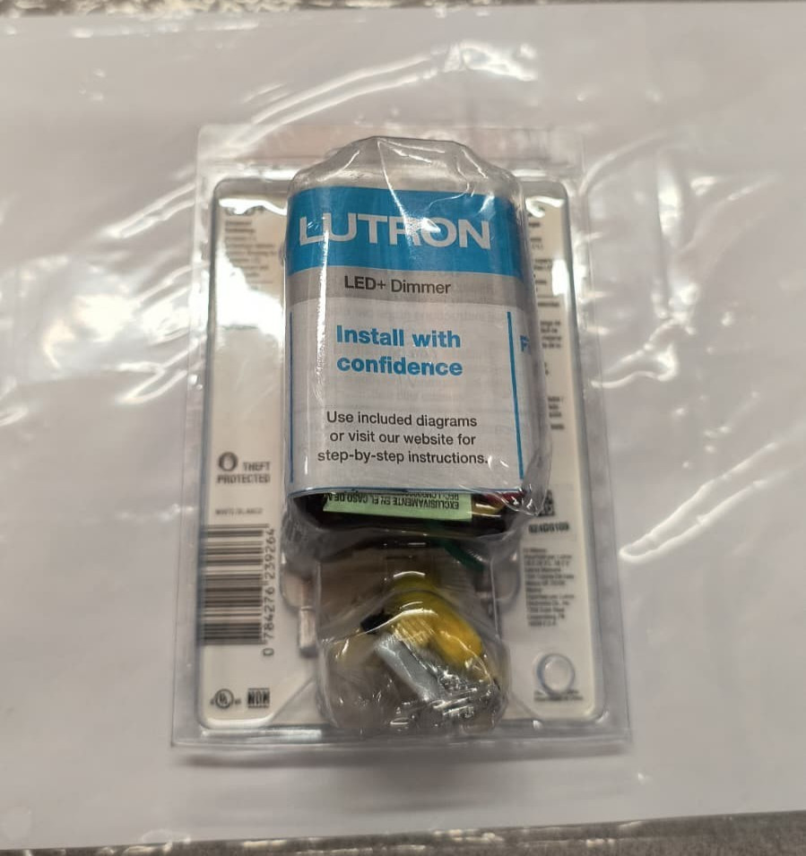 Lutron Maestro Fan Control and Light Dimmer MACL-LFQH-WH-White