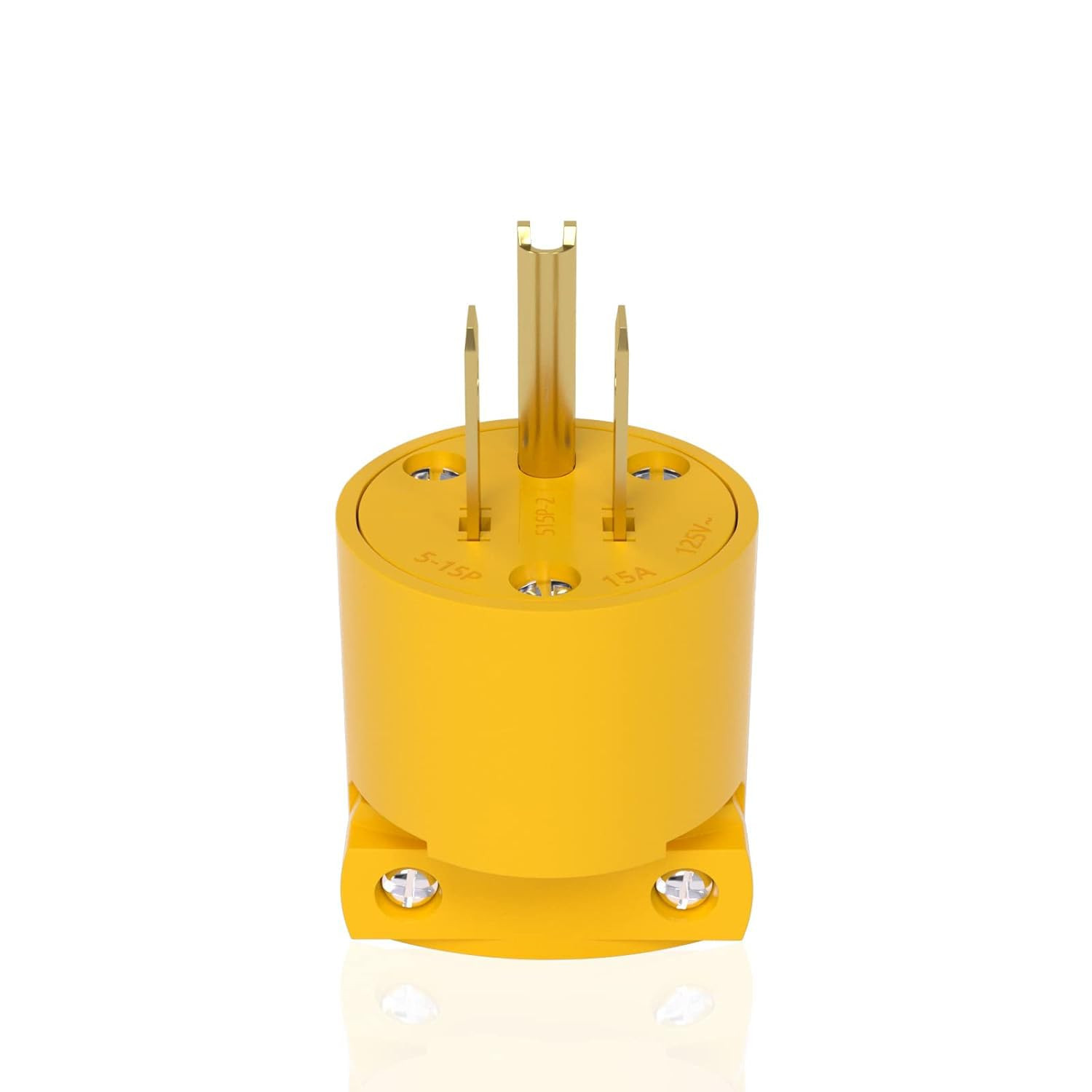 Extension Cord Ends Electrical Replacement Plug 3 Prong,Nema 5-15P 15A 125V 2Pol
