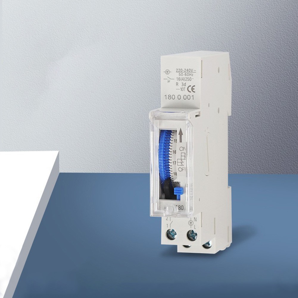 Timer Switch 180A Mechanical 15 Min Setting Rail Mount for 110 220VAC Systems