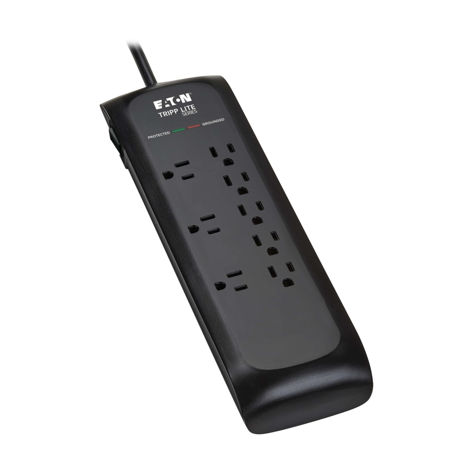 Tripp Lite TLP86B 8-Outlet Surge Protector – 2100J 6′ Cord – Black