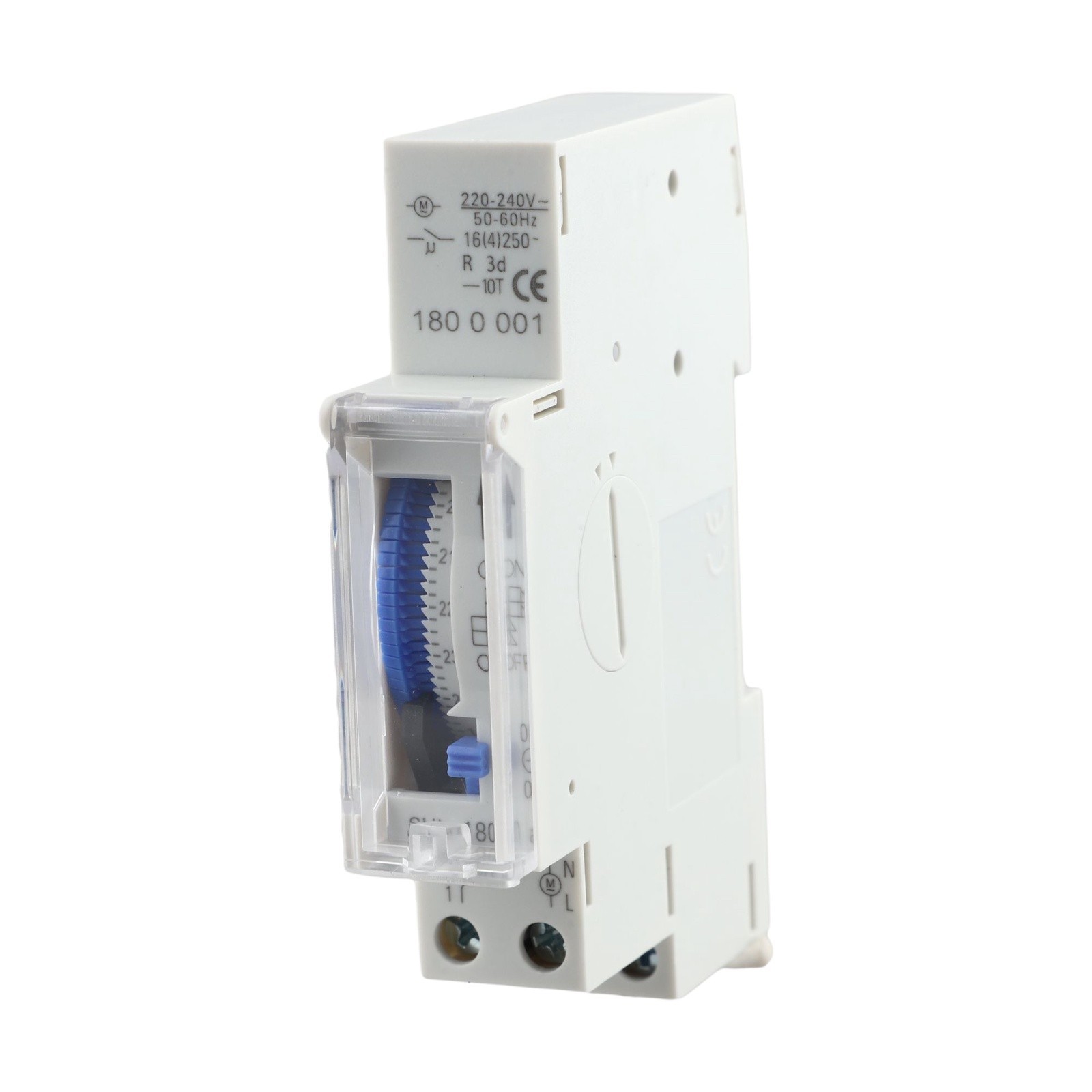 Timer Switch 180A Mechanical 15 Min Setting Rail Mount for 110 220VAC Systems