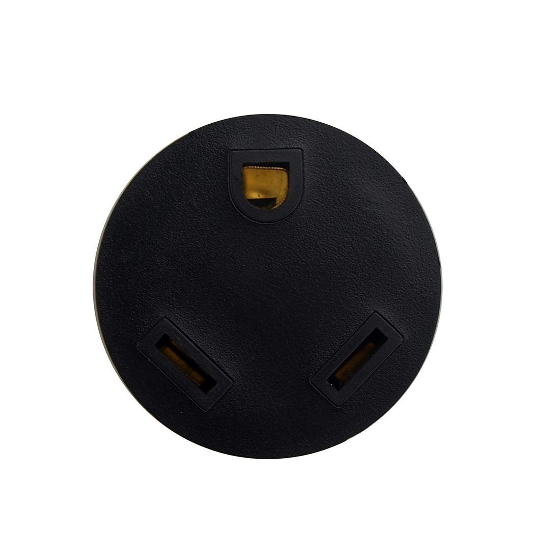 RV 30 AMP 3-Prong Generator Adapter Converter, Nema L5-30P Male to black,gold