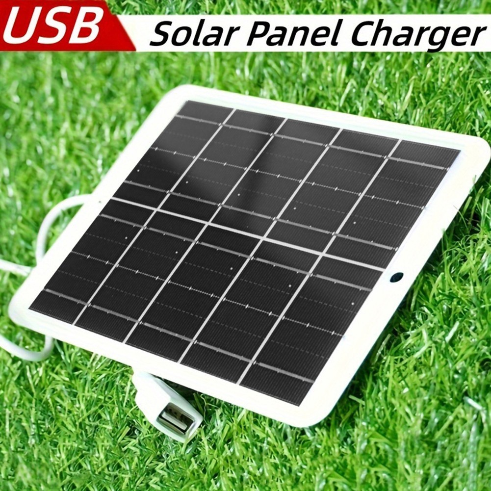 5V 3W Solar Panel USB Compatible Monocrystalline 16x12cm Lightweight