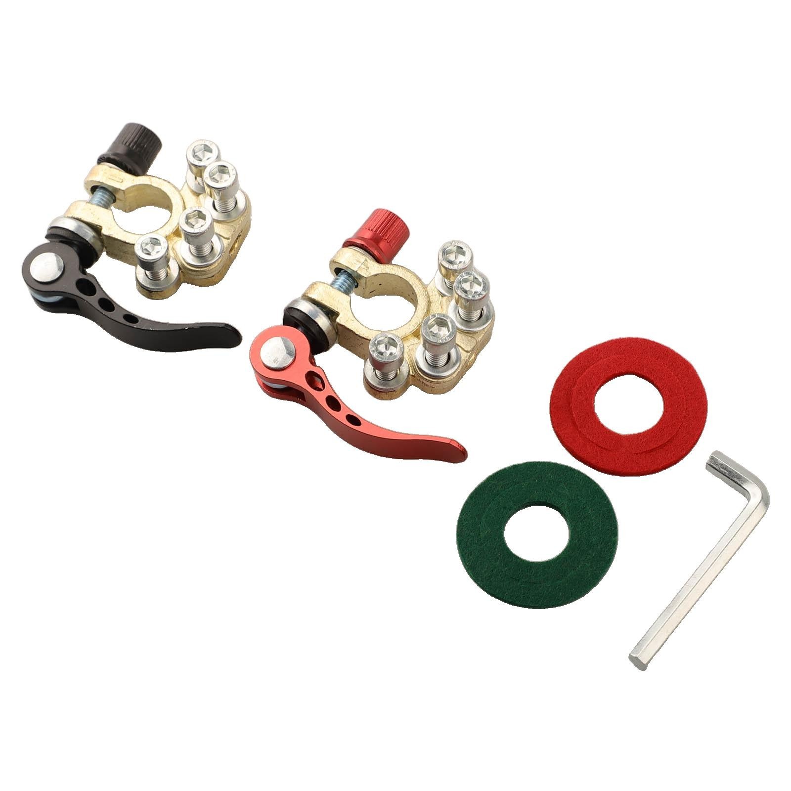 Robust 2Pcs Quick Release Battery Terminal Connectors for 12V Applications
