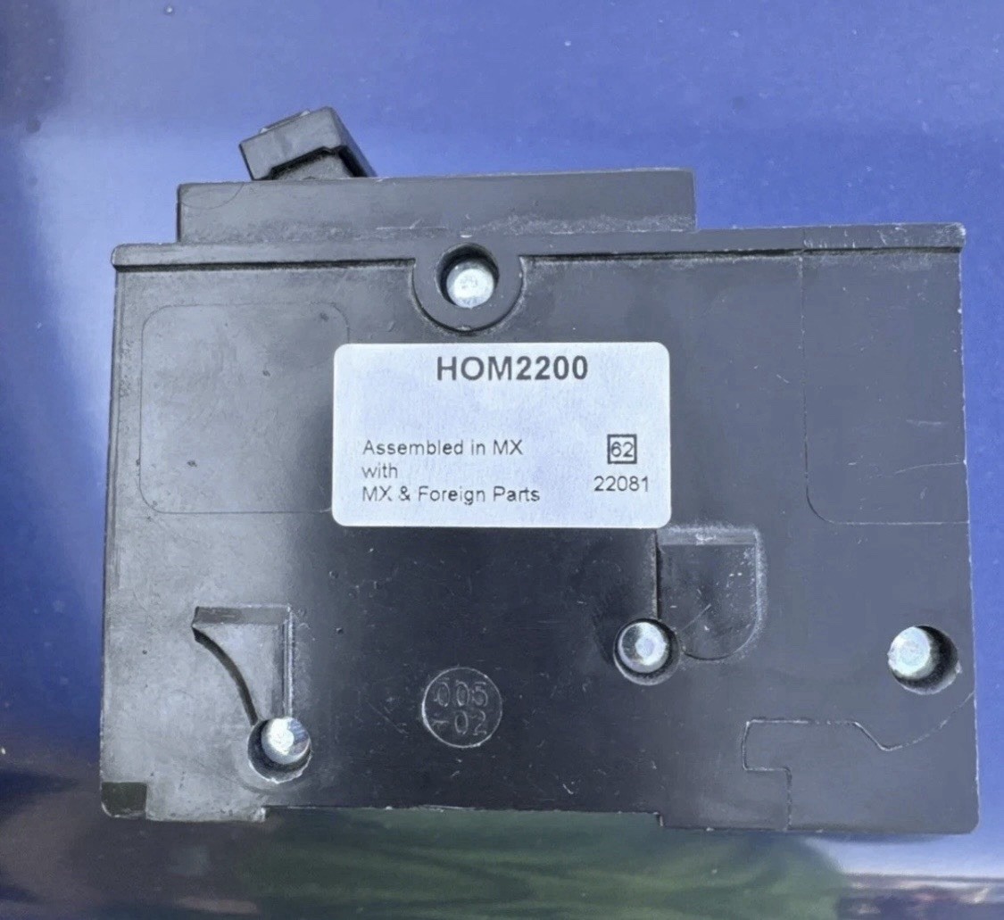 Square D HOM2200 200A 2-Pole Bolt-On Circuit Breaker 120/240V Common Trip ACB