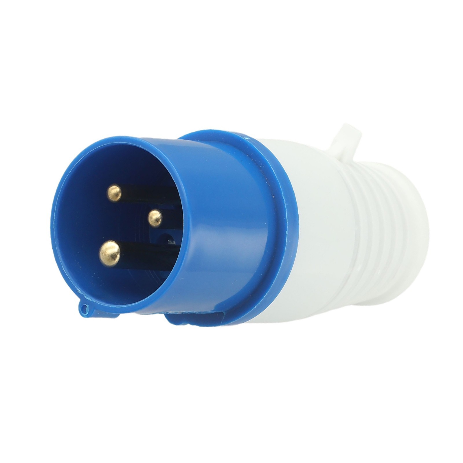 Blue 16A 3 PIN-SOCKET 240V 2P&E Site IP44 Blue Industrial Male Female UK SELLER