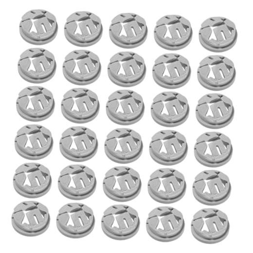 Pcs 3/8 in. – 1/2 in. Non Metallic Button Push-in Bulk Connector, Plastic 35