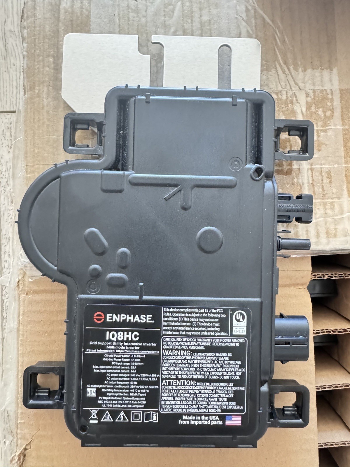 Enphase IQ8HC – NEW – Supports Up To 540watt Panels