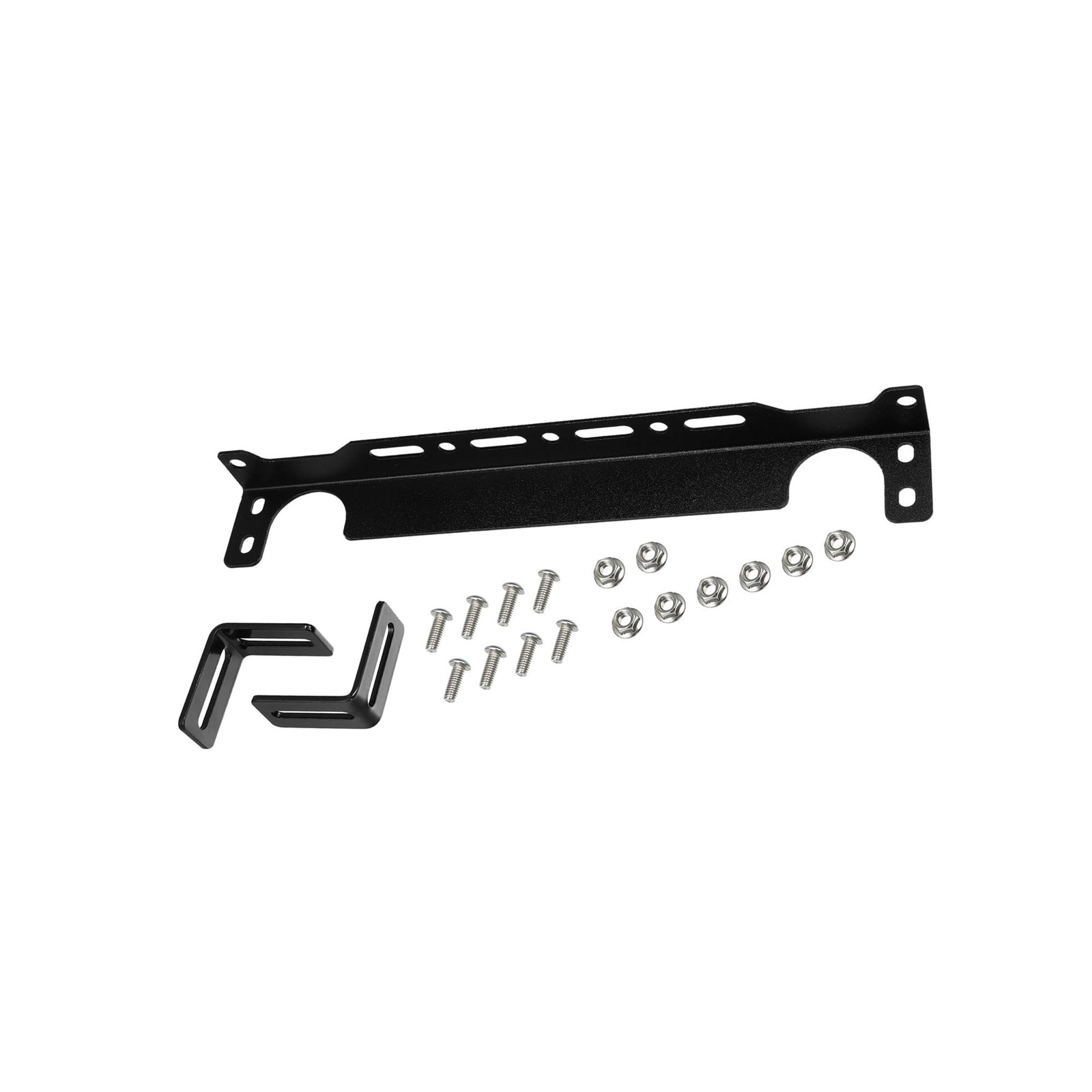 Universal Oil Cooler Mounting Bracket Kit 330mm Aluminum Alloy Engine Oil Coo…