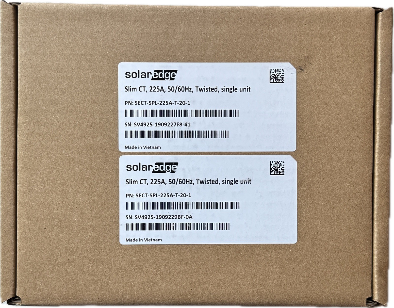 SolarEdge Slim CT 225A 50/60Hz, 2-Pk Twisted Single Unit SECT-SPL-225A-T-20-1