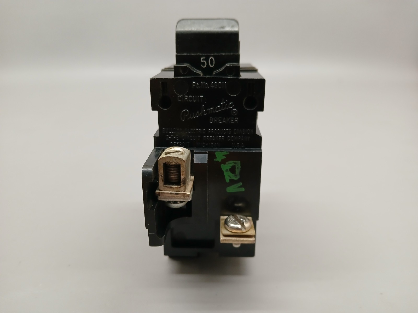 50 Amp Pushmatic P250 Yellow Label 2 Pole 50A 240V Breaker Guaranteed