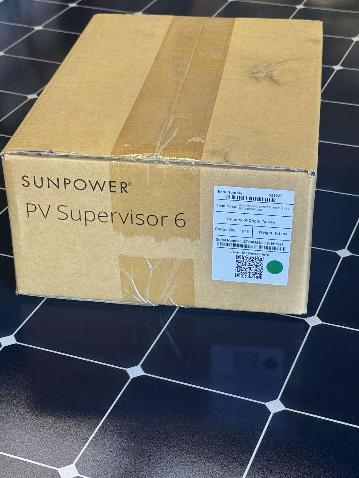 Brand new – Sunpower Solar PV Supervisor 6 (PVS6) Monitoring System