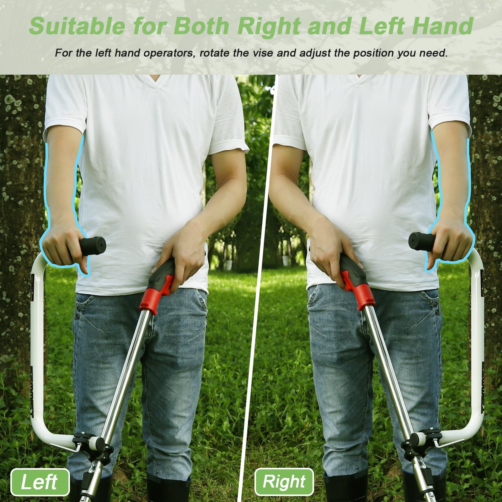Weedeater Handle, Weedeater Handle Extension, Ergonomic Trimmer Handle Grip, …