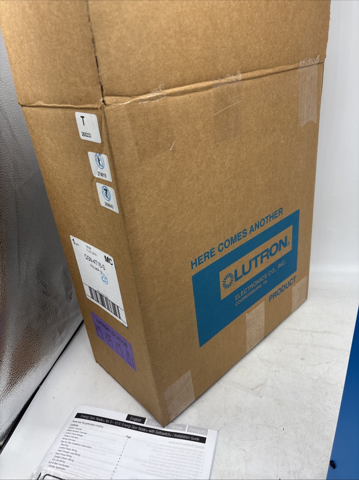 Lutron QSN-4T16-S Energi Savr Node 0-10 V / Softswitch Brand New
