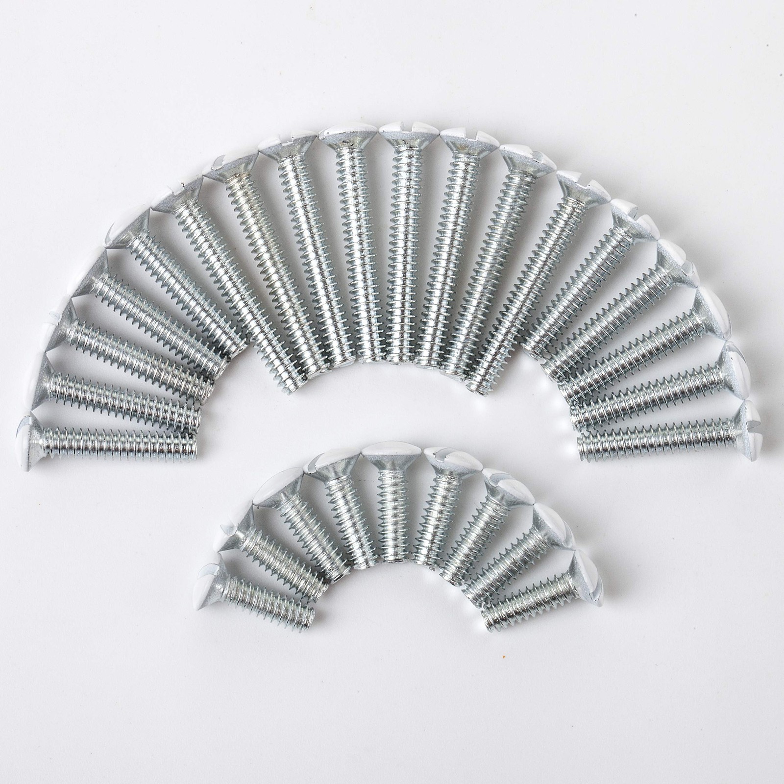 Bates- Wall Plate Screws, 75 Pack Assorted Size, 1″, 3/4″, 1/2″, Silver