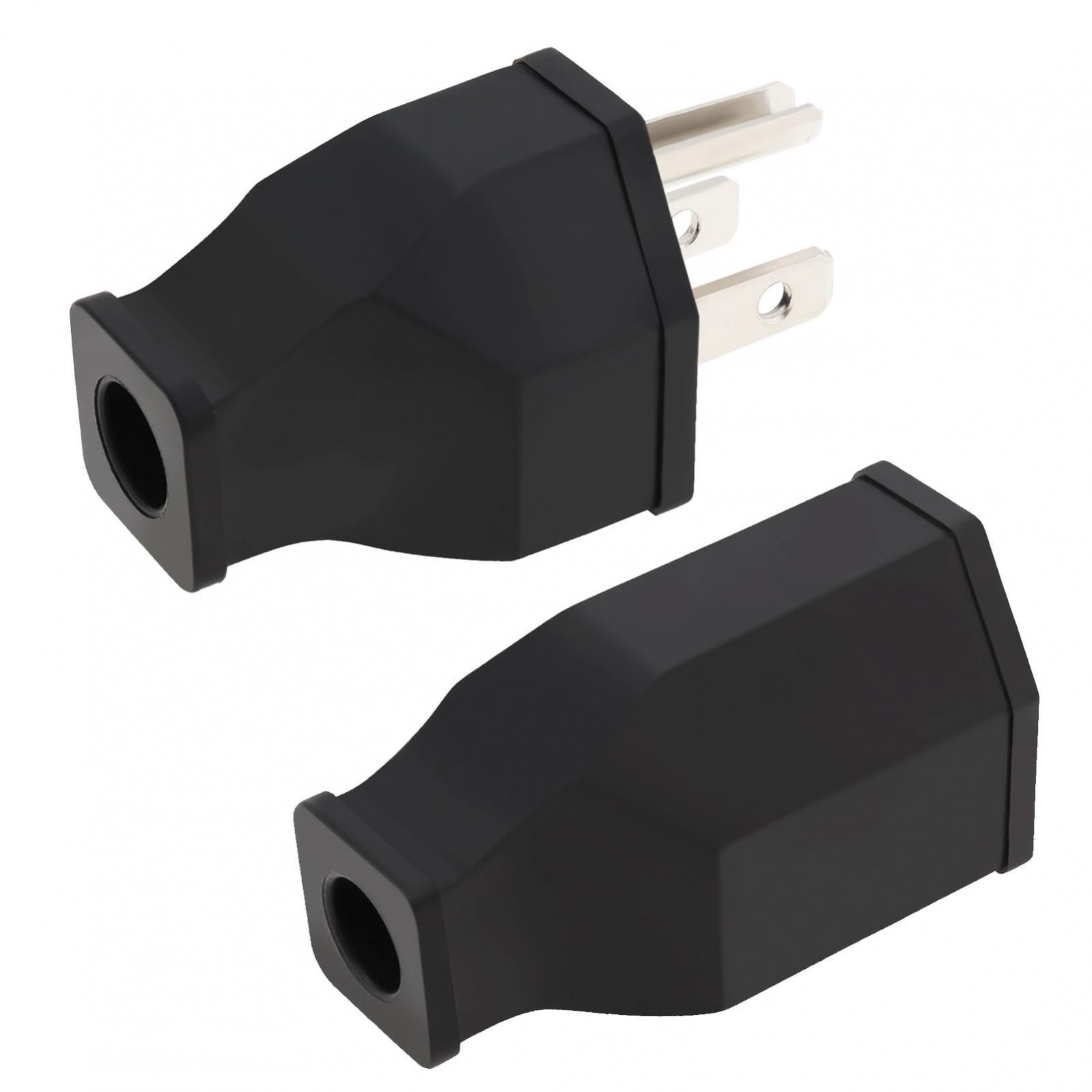 2pcs Extension Cord Plug Ends Male and Female Replacement Plug and Connector Set