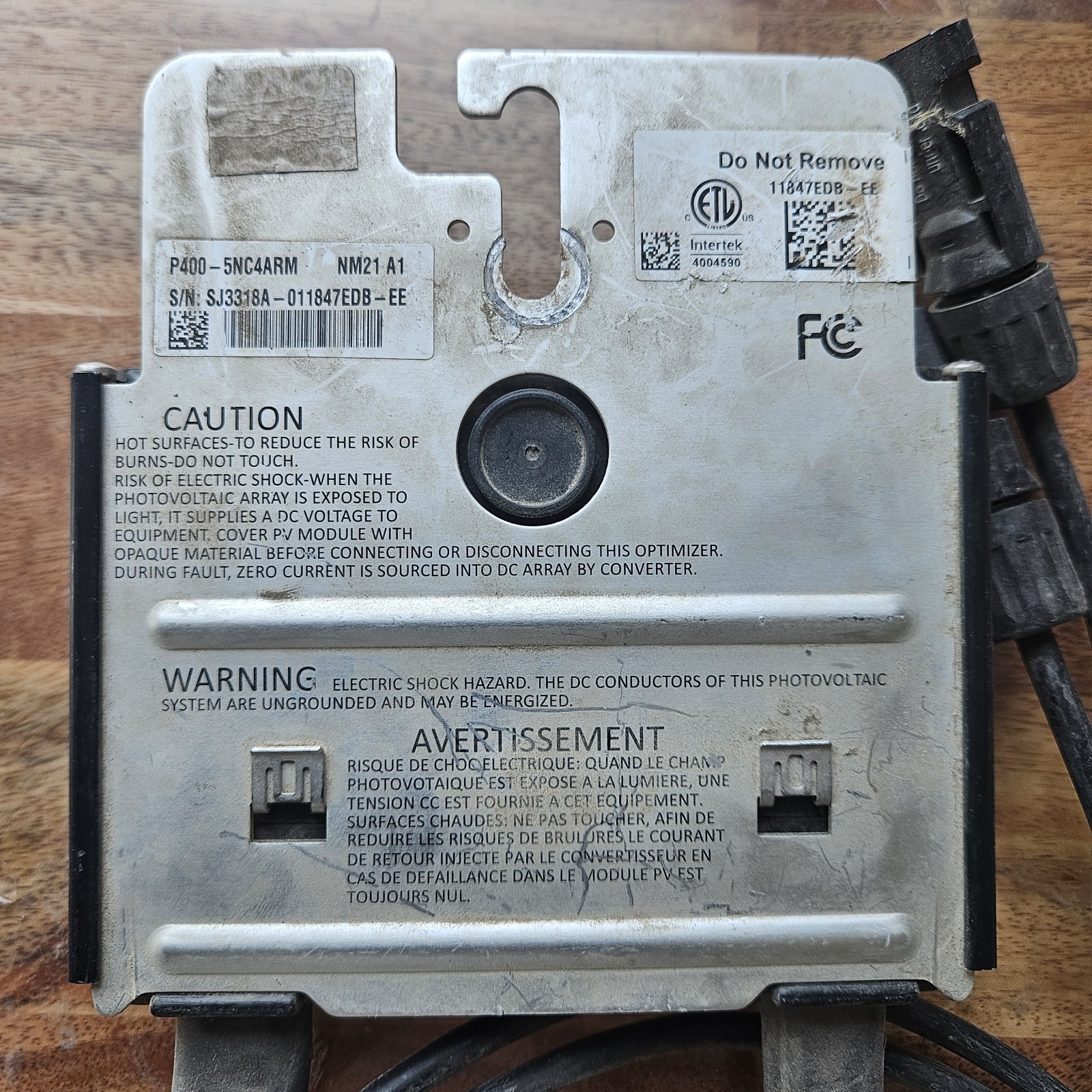 SOLAR EDGE Solar Optimizer MPPT P400-5NC4ARM 400W 1000V PV Solar Panel Optimizer