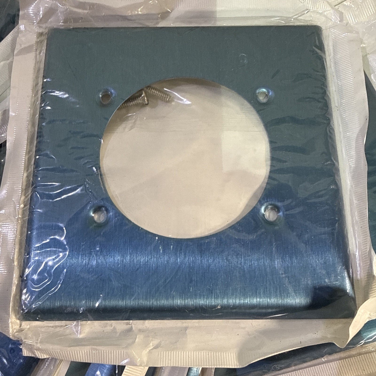 Lot of 20 ..2” Gang Dryer Wall Plate 4-Wire Stainless Steel