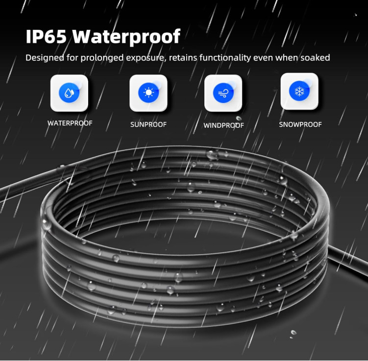 Alargador de Corriente 150 FT 16 AWG SJTW para Uso General Exterior