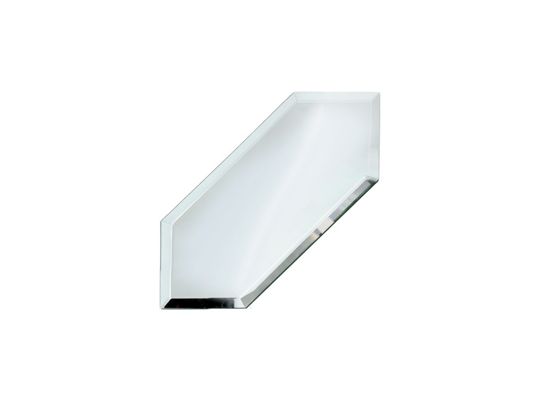 FHC BVM4E2 2″ Emerald Corner All Sides Beveled Clear Glass Mirror