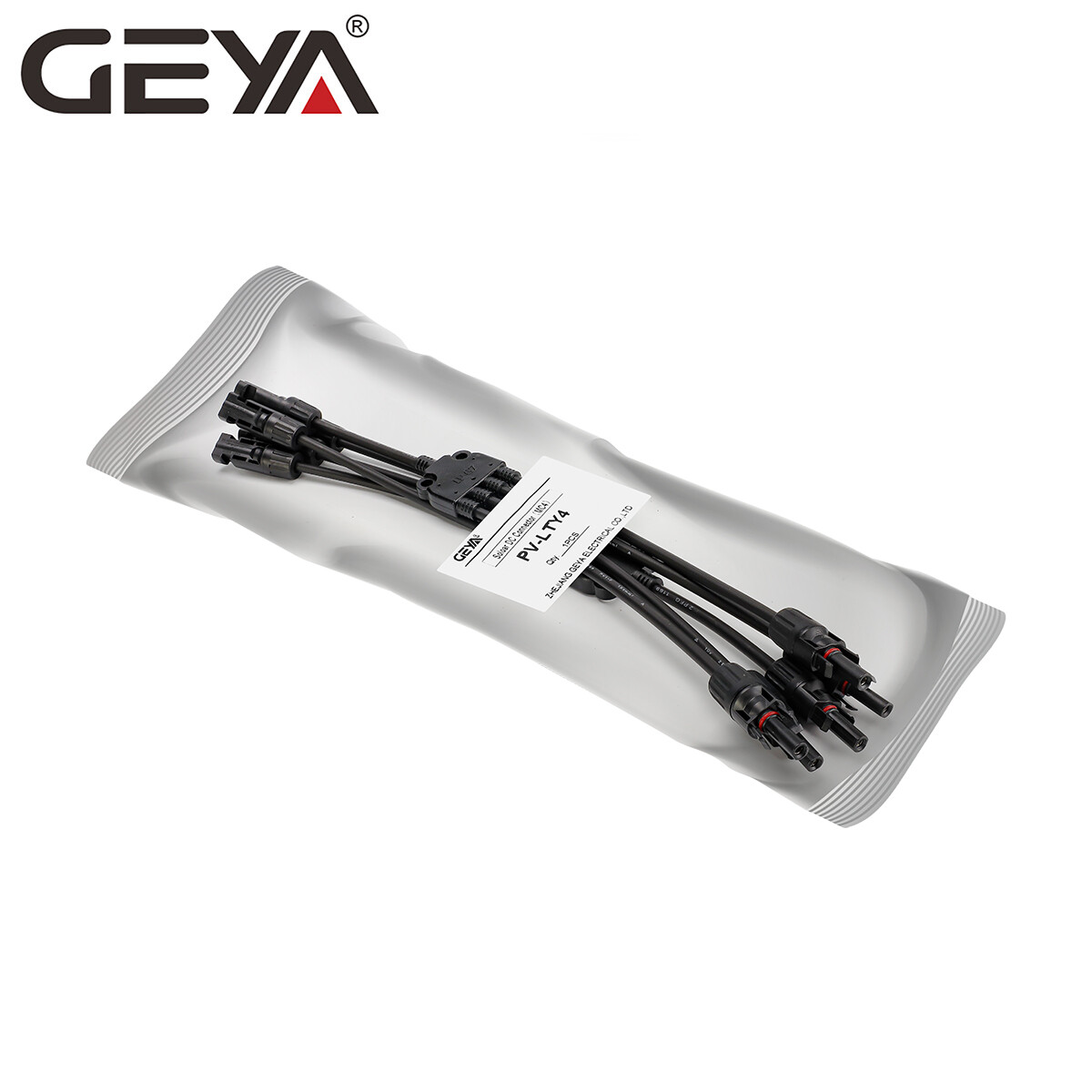 GEYA 1 Pair Y Branch PV Solar panel Cable Connector 1000V 2/3/4 IP67 Male&Female