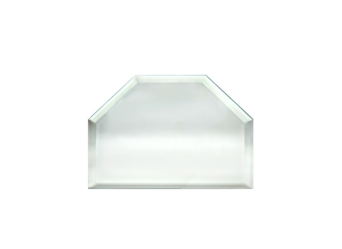 FHC BVM4T4 4″ T-Connect All Sides Beveled Clear Glass Mirror