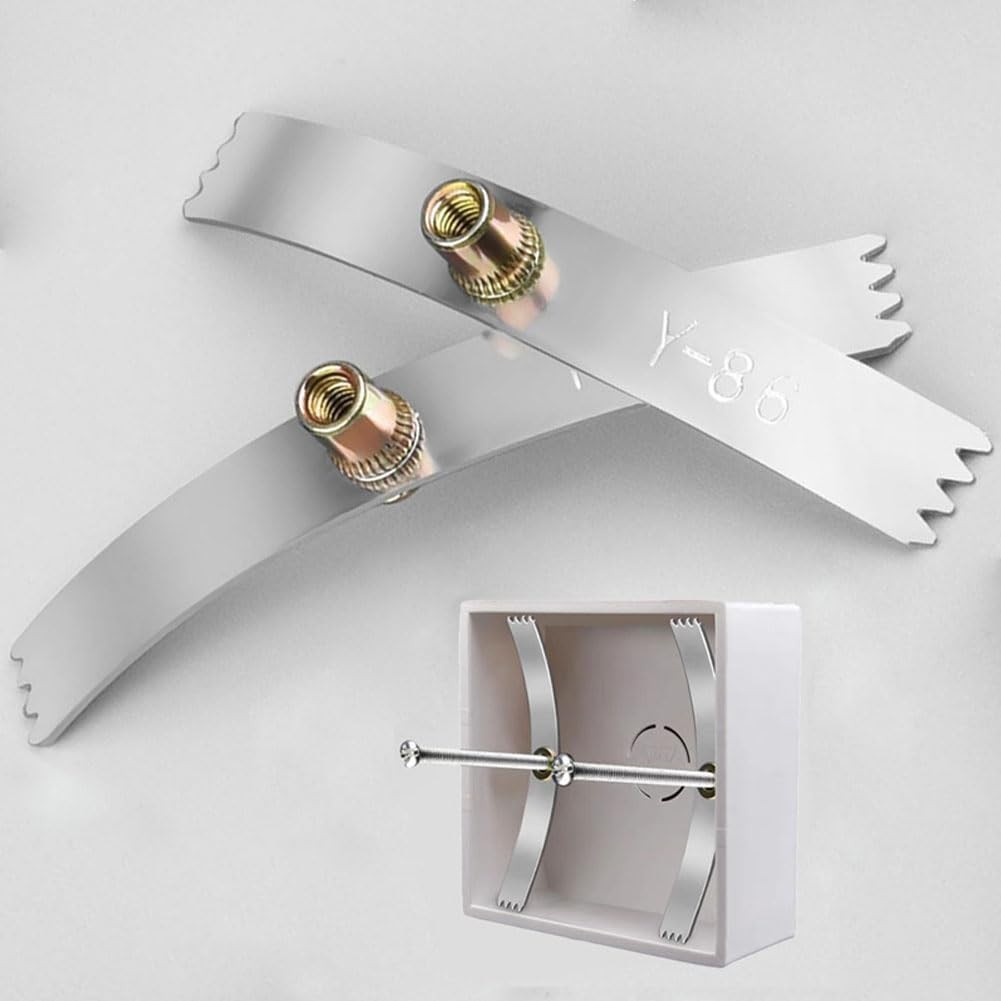 10 PCS 86 Type Concealed Wall Box Repairer Loose Electrical Outlet Fix