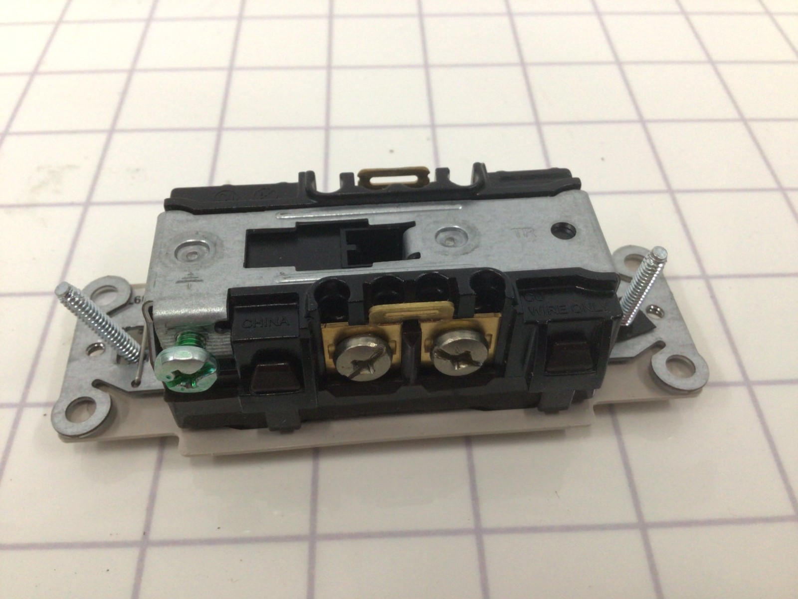 Claro 15-Amp Tamper-Resistant Duplex Receptacle, Taupe (SCRS-15-TR-TP)