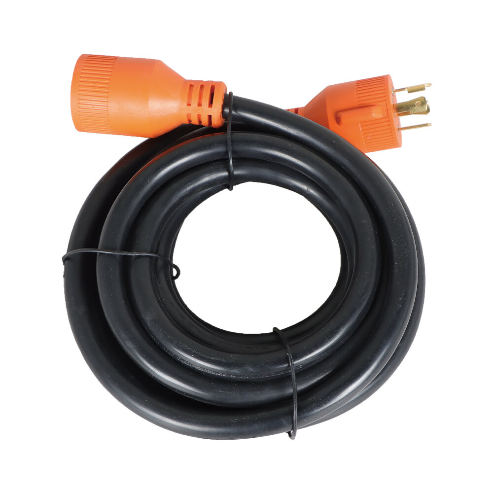 15 Feet 30 AMP 4 Prong NEMA 14-30P/NEMA14-30R Generator Extension Cord