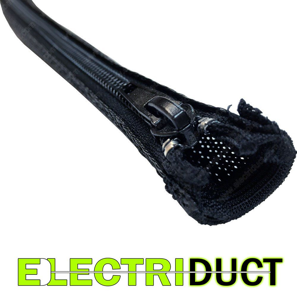 Expandable Braided Zipper Sleeving Wrap – 3ft to 10ft – Electriduct