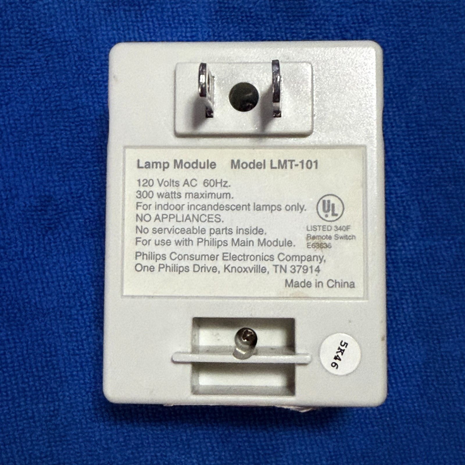 Lot of 5 Magnavox LMT-101 X10 Lamp Modules Philips Home Security Automation