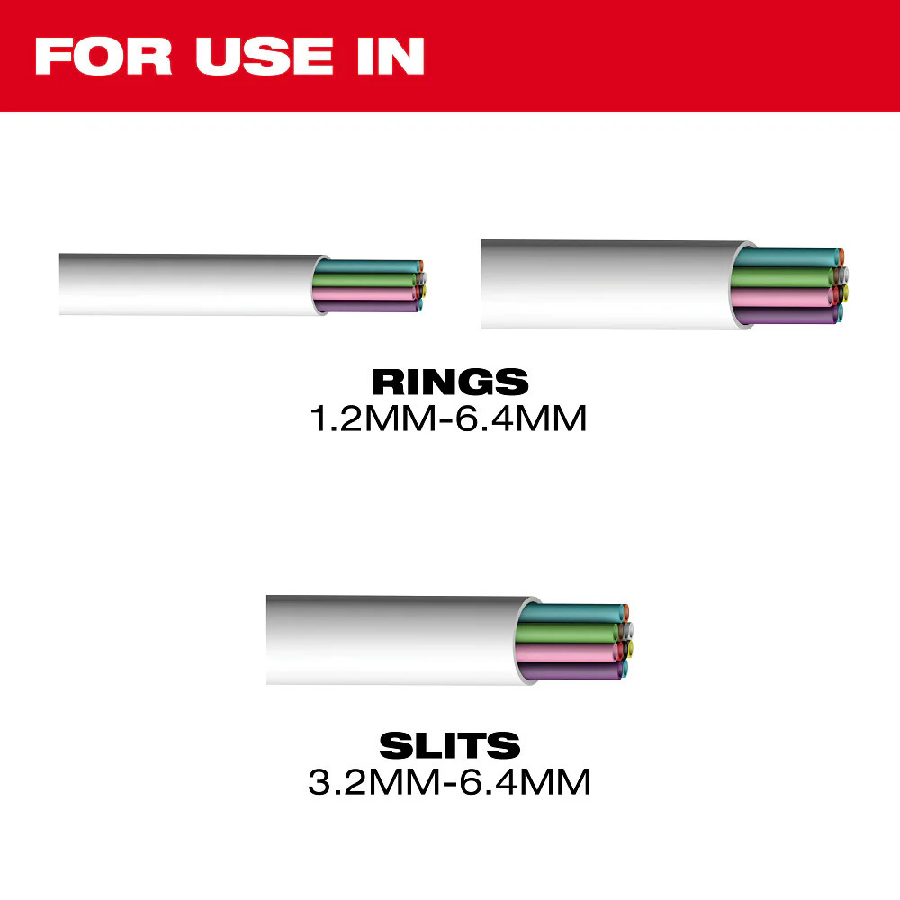 Milwaukee 48-22-3014 Compact Ergonomic Buffer Tube Ringer and Slitter