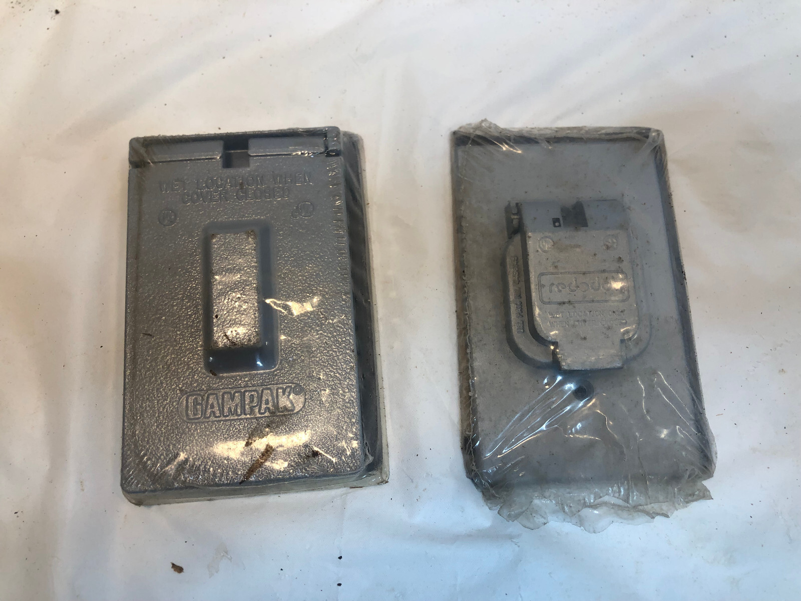 Weatherproof Outlet Covers Lot Red Dot, Bell, Thomas and Betts, Gampak