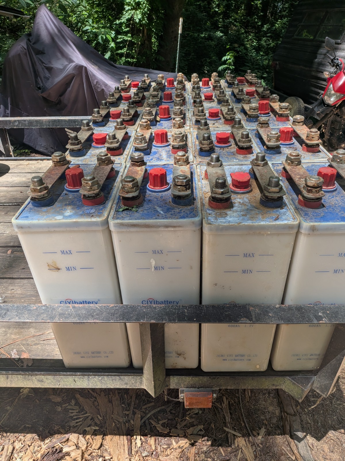 20 Nickel Iron NiFe Cells CIYI CYNF600 600Ah 1.2V 12V/24V Battery Bank