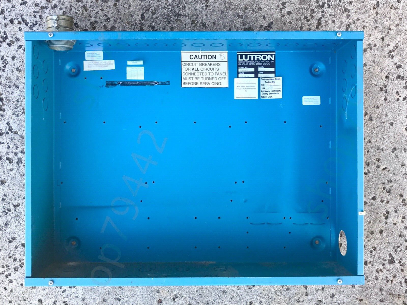 LUTRON Industrial Control Equipment ENCLOSURE TMIP -D 24 x 18 x 6 Steel Case