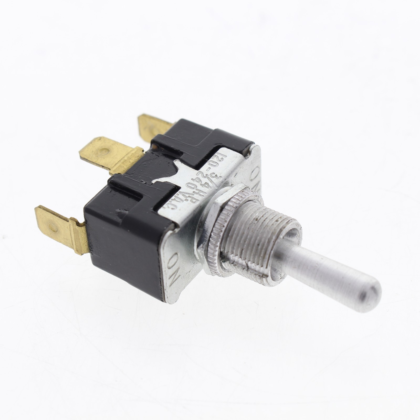 Leviton 5724 Single Pole Double Throw On-Off-On Toggle Switch Quick Connect Tabs