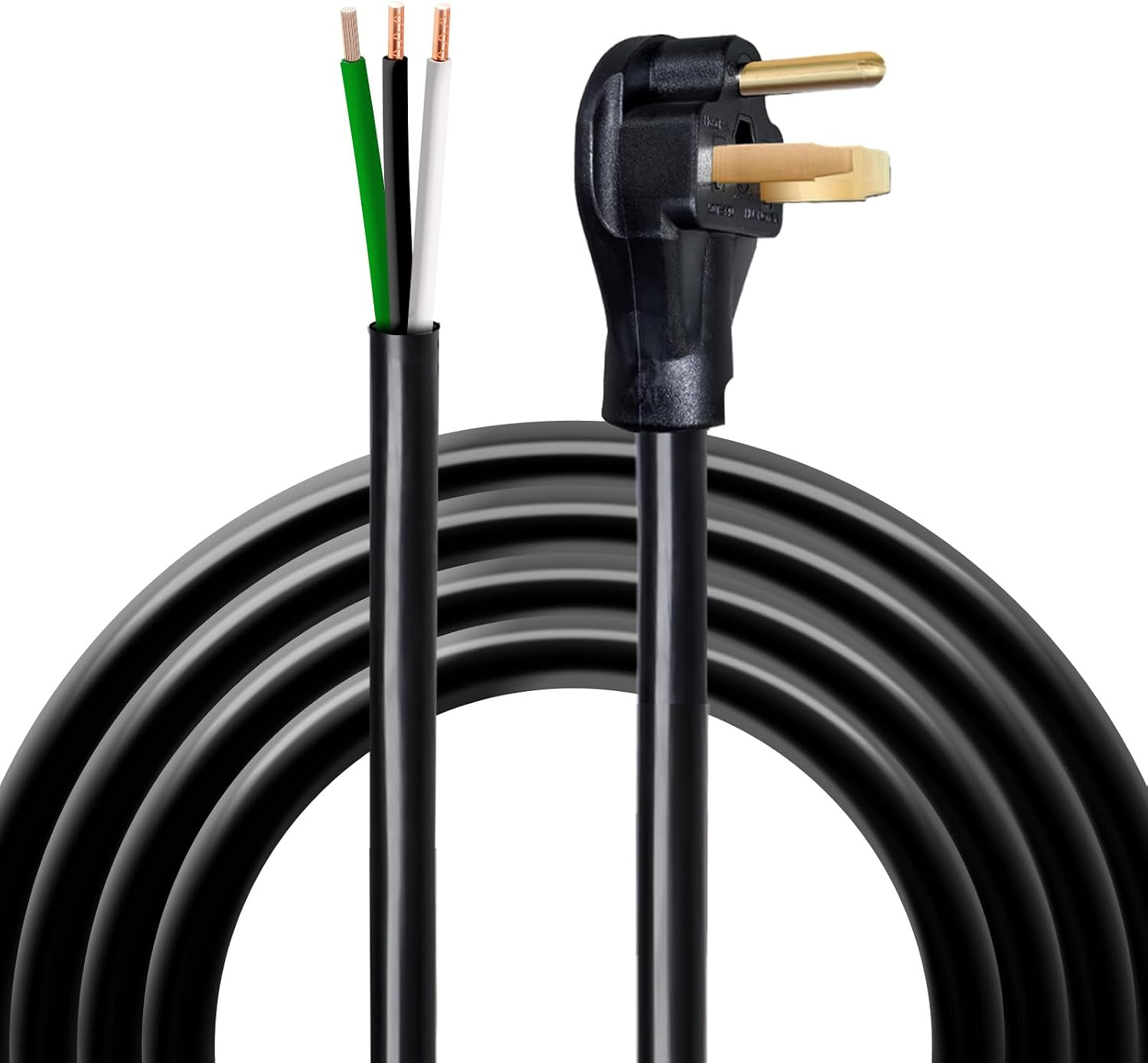15FT 8 AWG 3 Prong Replacement Power Cord for 7500W Garage Heater | N6-50P Plug