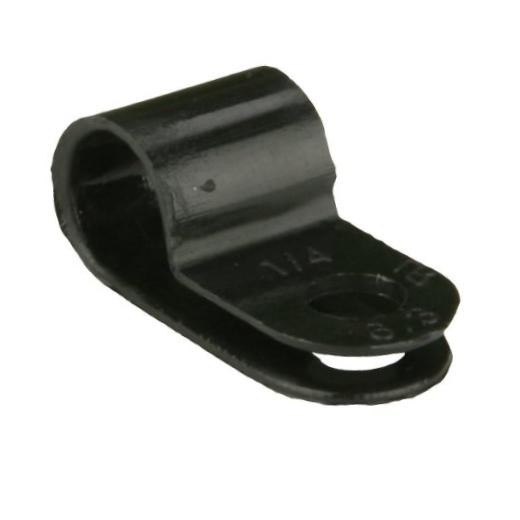 Install Bay BCC38 3/8-Inch Cable Black (100-Pack) | Standard Packaging Clamp