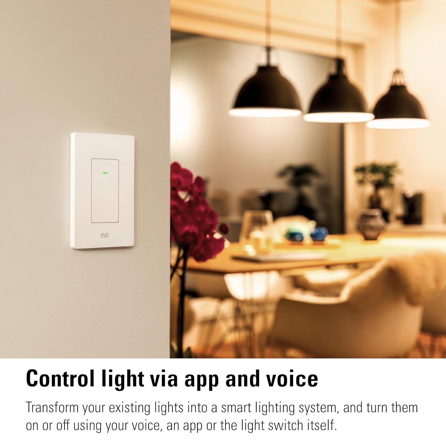 Eve Light Switch – Connected Wall Switch Apple HomeKit single alternating & …