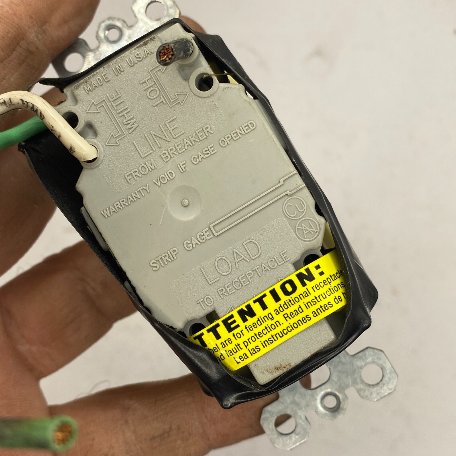 Pass & Seymour gfci class a 20a 125v 60hz Receptacle ⭐