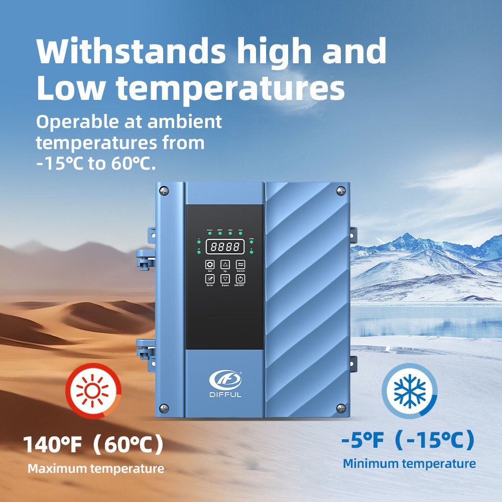 DIFFUL DC/AC 72V Replacement Hybrid Controller For DSS Series Solar Bore Pump