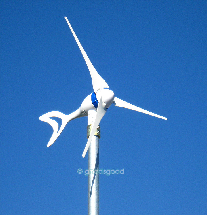 Megashark 12V DC 650 W Max Wind Turbine Generator 3 Blades