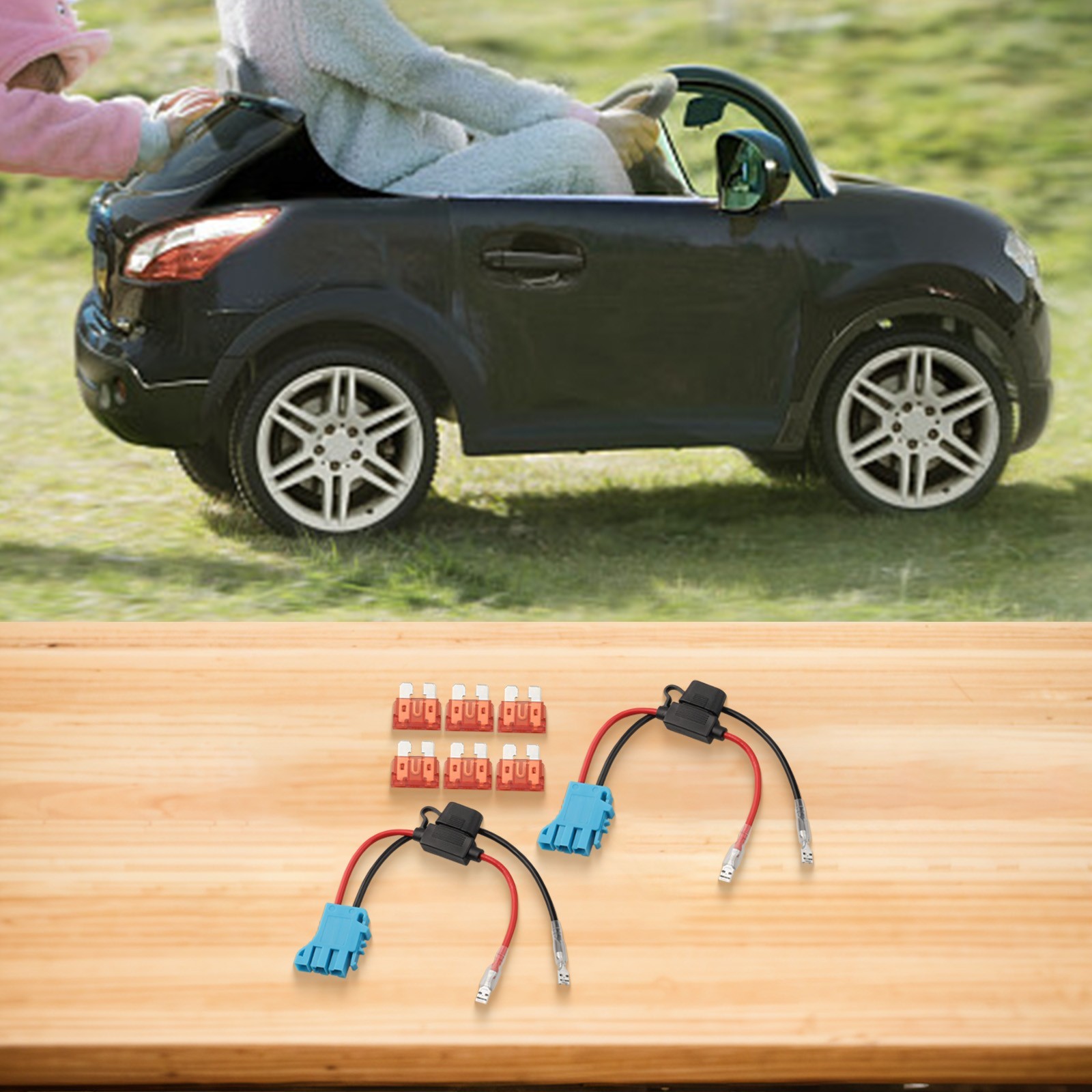 Tough ABS Plastic Wire Harness Connectors Compatible with For Peg Perego