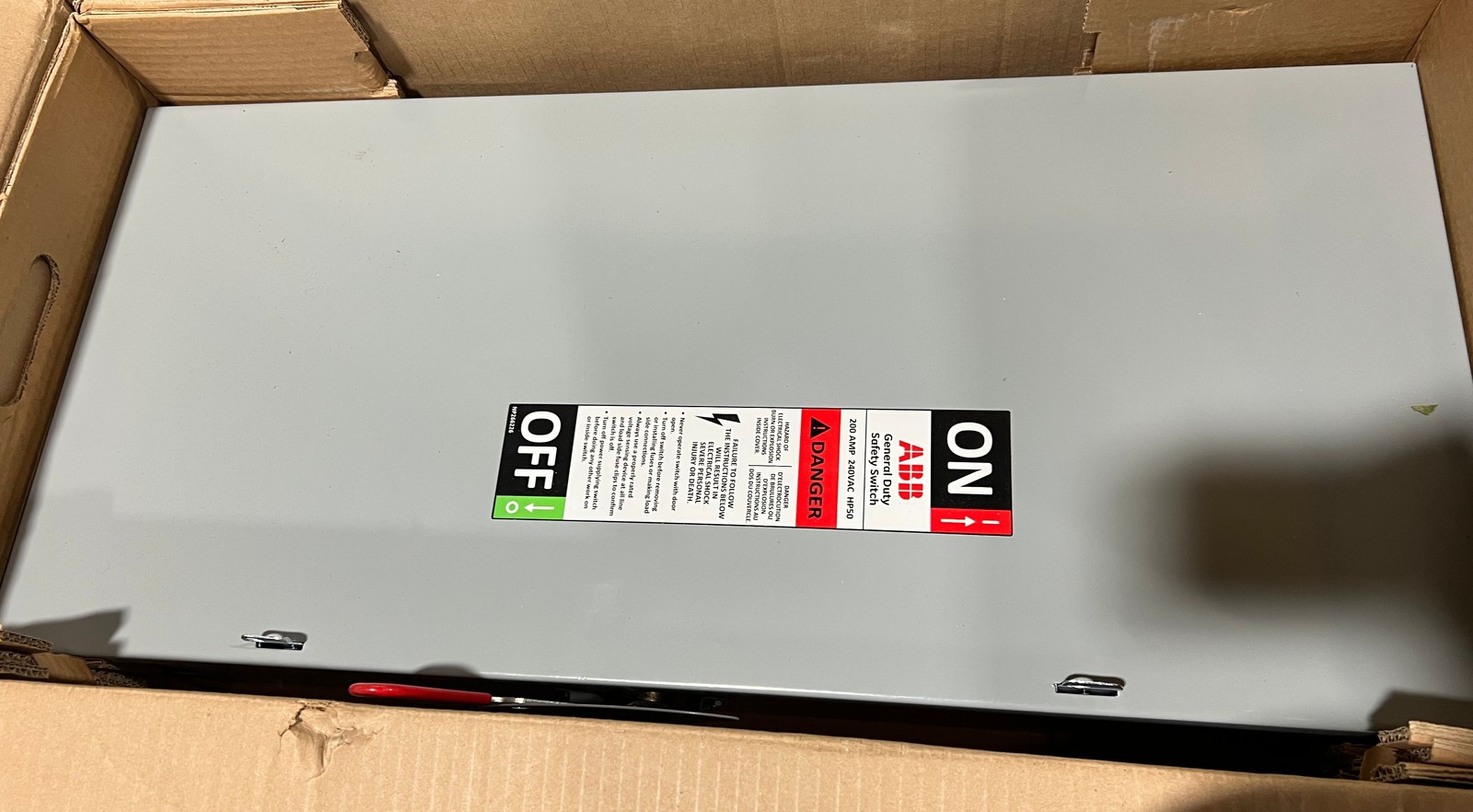 ABB 200 Amp 240-Volt Fusible Indoor General-Duty Safety Switch (TG4324)